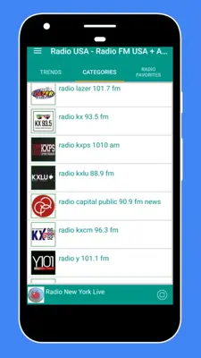 Radio USA - FM Radio Online android App screenshot 0