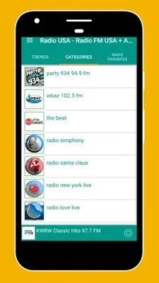 Radio USA - FM Radio Online android App screenshot 2